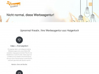 upnormal-kreativ.de Webseite Vorschau