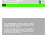 adventure-alftal.de Webseite Vorschau