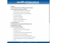 adhs-und-fuehrerschein.de Webseite Vorschau