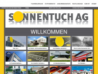 sonnentuch.ch Webseite Vorschau