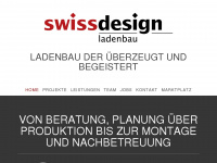 swissdesign-ladenbau.ch Webseite Vorschau