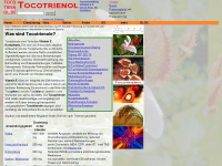 tocotrienol.de Webseite Vorschau