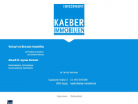 kaeber-immobilien.de Webseite Vorschau