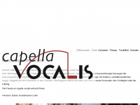 capella-vocalis.de Webseite Vorschau
