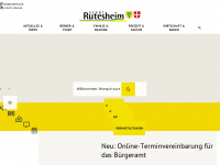 rutesheim.de Webseite Vorschau