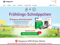 steganos.com Webseite Vorschau