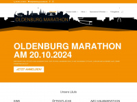 oldenburg-marathon.de Webseite Vorschau