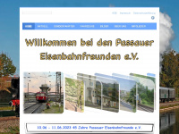 passauer-eisenbahn.de Webseite Vorschau