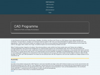 cad-programme.com Webseite Vorschau
