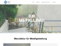 b-m-metallbau.de Webseite Vorschau