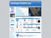 saratoga-weather.org Webseite Vorschau
