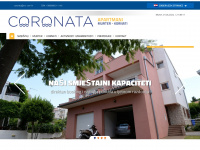 coronata.hr Webseite Vorschau