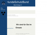 hundeschutzbund-mkk.de Webseite Vorschau