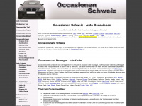 occasionenschweiz.ch Webseite Vorschau
