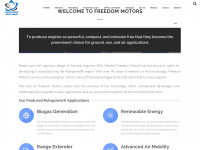 freedom-motors.com Webseite Vorschau