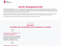 bibelgesellschaft.com Webseite Vorschau