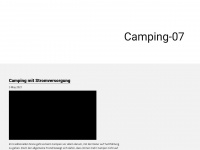camping-07.de Webseite Vorschau