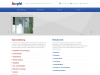 acryfol.at Webseite Vorschau