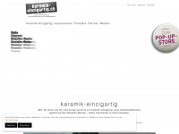 keramik-einzigartig.ch Webseite Vorschau