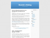 skutnik.wordpress.com Webseite Vorschau