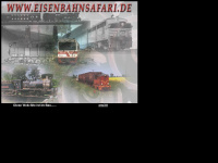 eisenbahnsafari.de Webseite Vorschau