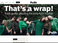 pushfestival.ca Webseite Vorschau