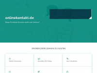 onlinekontakt.de Webseite Vorschau