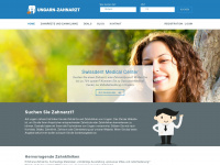 ungarn-zahnarzt.at Webseite Vorschau
