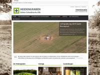 heidengraben.com Webseite Vorschau