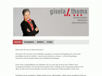gisela-thoms.de Webseite Vorschau