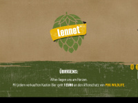 lennet-bier.de Webseite Vorschau