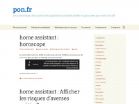 pon.fr Webseite Vorschau