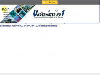 underwater-no1-koeln.de Webseite Vorschau