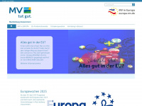 europa-mv.de Webseite Vorschau