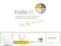 halle10.de Webseite Vorschau