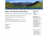 allgaeu-kraeuterland.de Webseite Vorschau