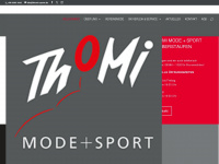 thomi-sports.de Webseite Vorschau