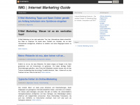 internet-marketing-guide.de Webseite Vorschau