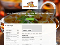 indian-express-food.de Webseite Vorschau