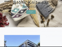 stoehr-knitwear.com Webseite Vorschau