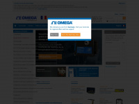 omega.fr Webseite Vorschau