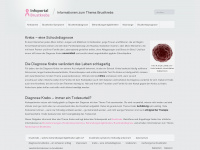 infoportal-brustkrebs.de Webseite Vorschau