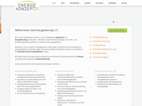 energiekonzept21.de Webseite Vorschau