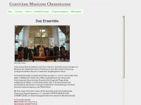 convivium-musicum-chemnicense.de Webseite Vorschau