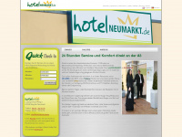 hotelneumarkt.de Webseite Vorschau
