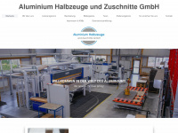 aluminium-zuschnitte.de Webseite Vorschau