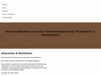 fewo-rosentraum.de Webseite Vorschau