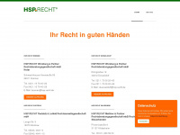 hsp-recht.de Webseite Vorschau