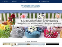 wunschbettwäsche.de Webseite Vorschau