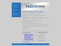 fk-schulung.de Webseite Vorschau